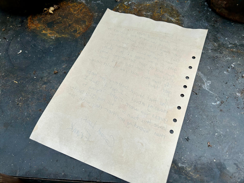 “Good Luck” - Letter