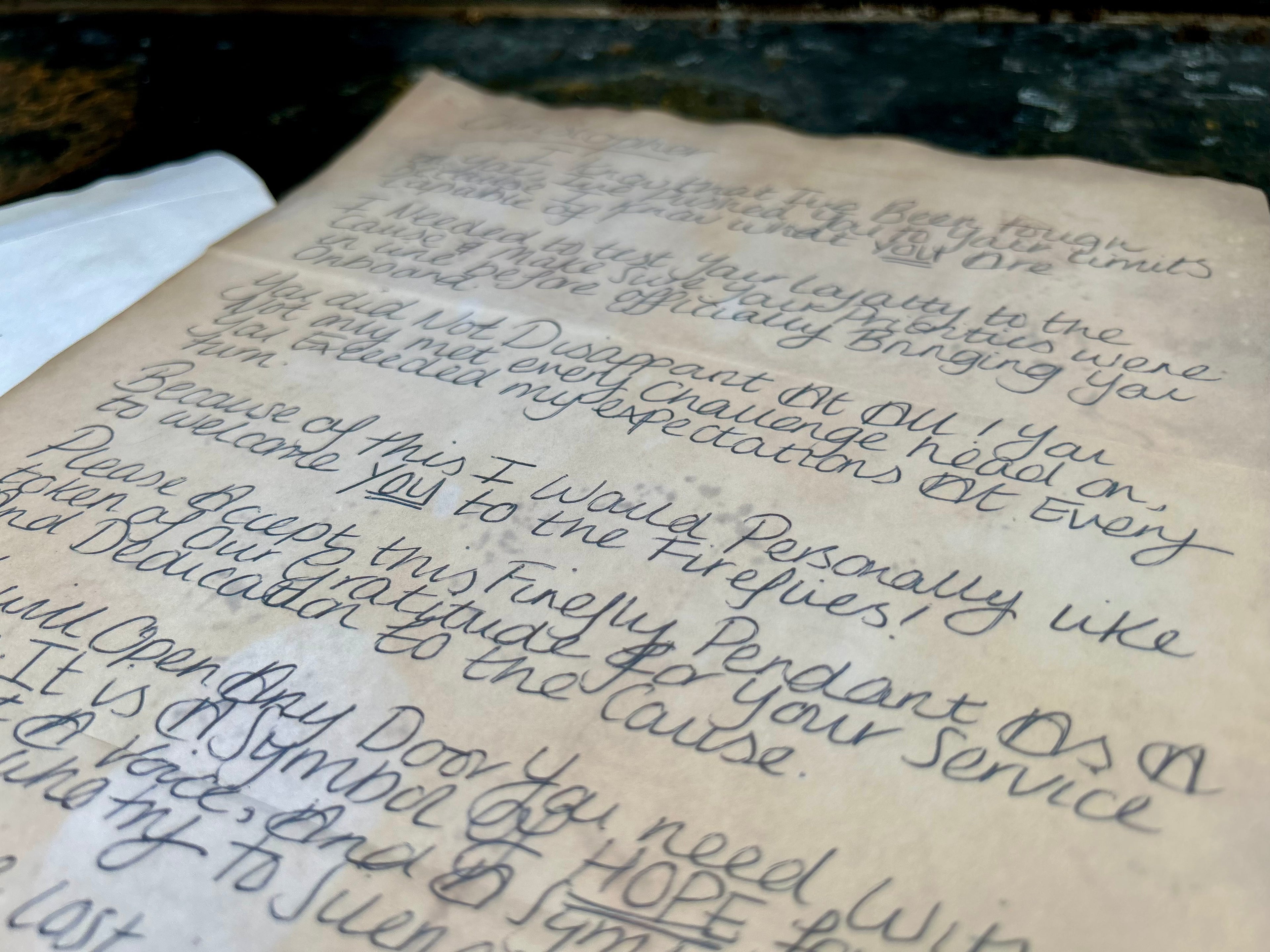 “Custom Resistance Recruitment” - Letter
