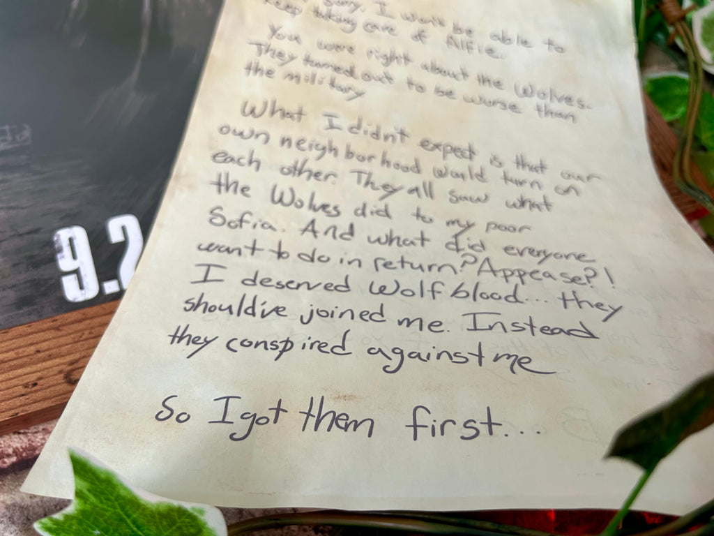 “Sorry” - Letter