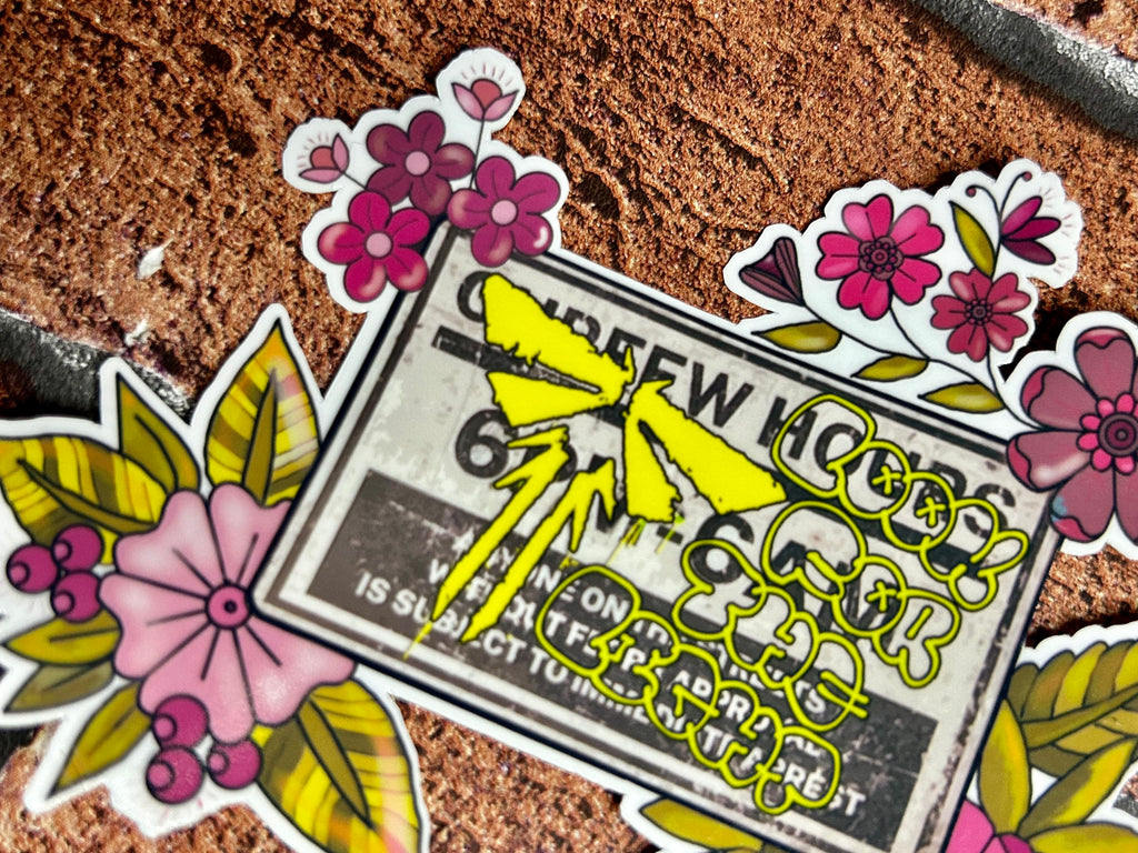 Yellow Graffiti - Sticker