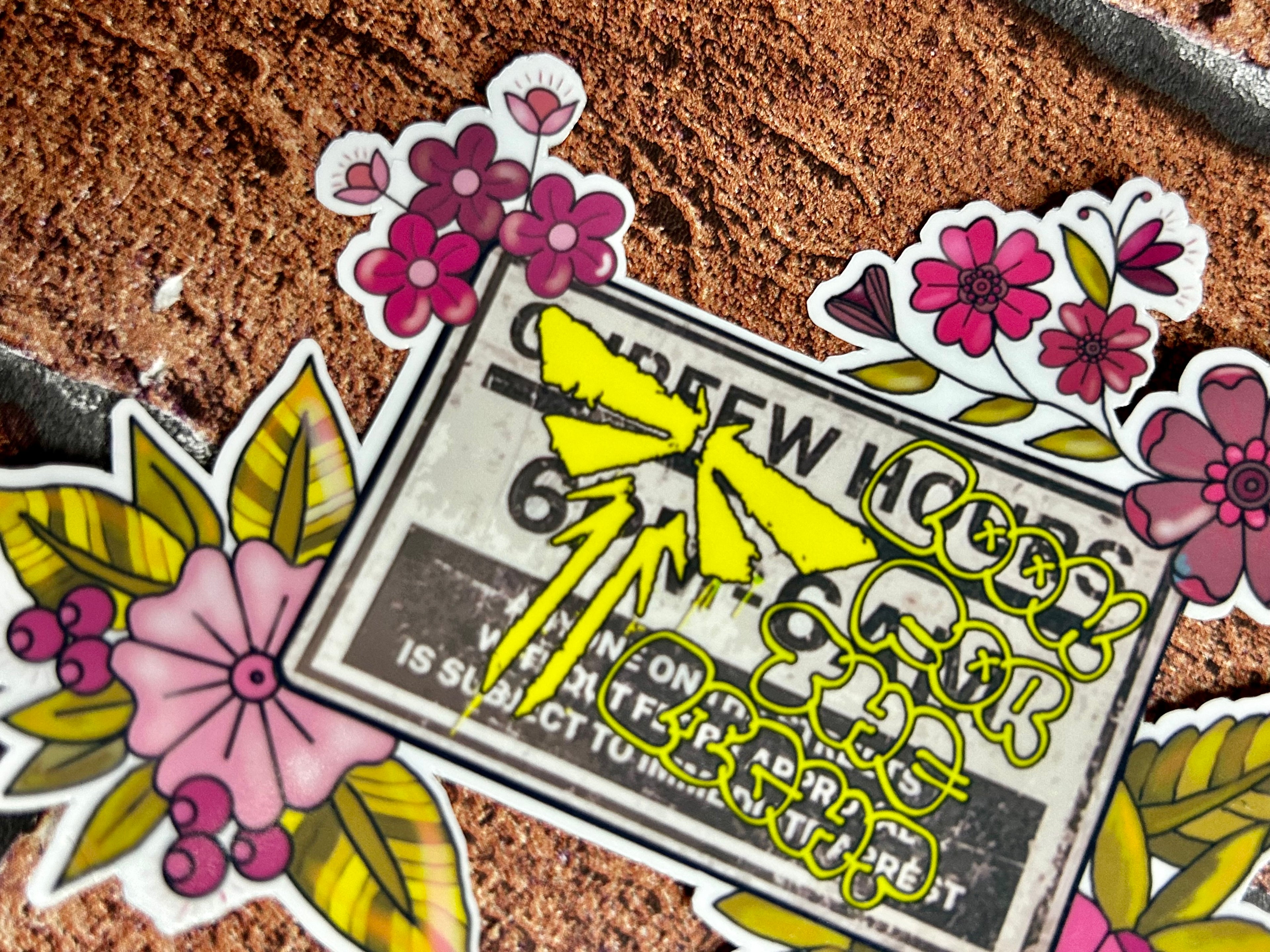 Yellow Graffiti - Sticker