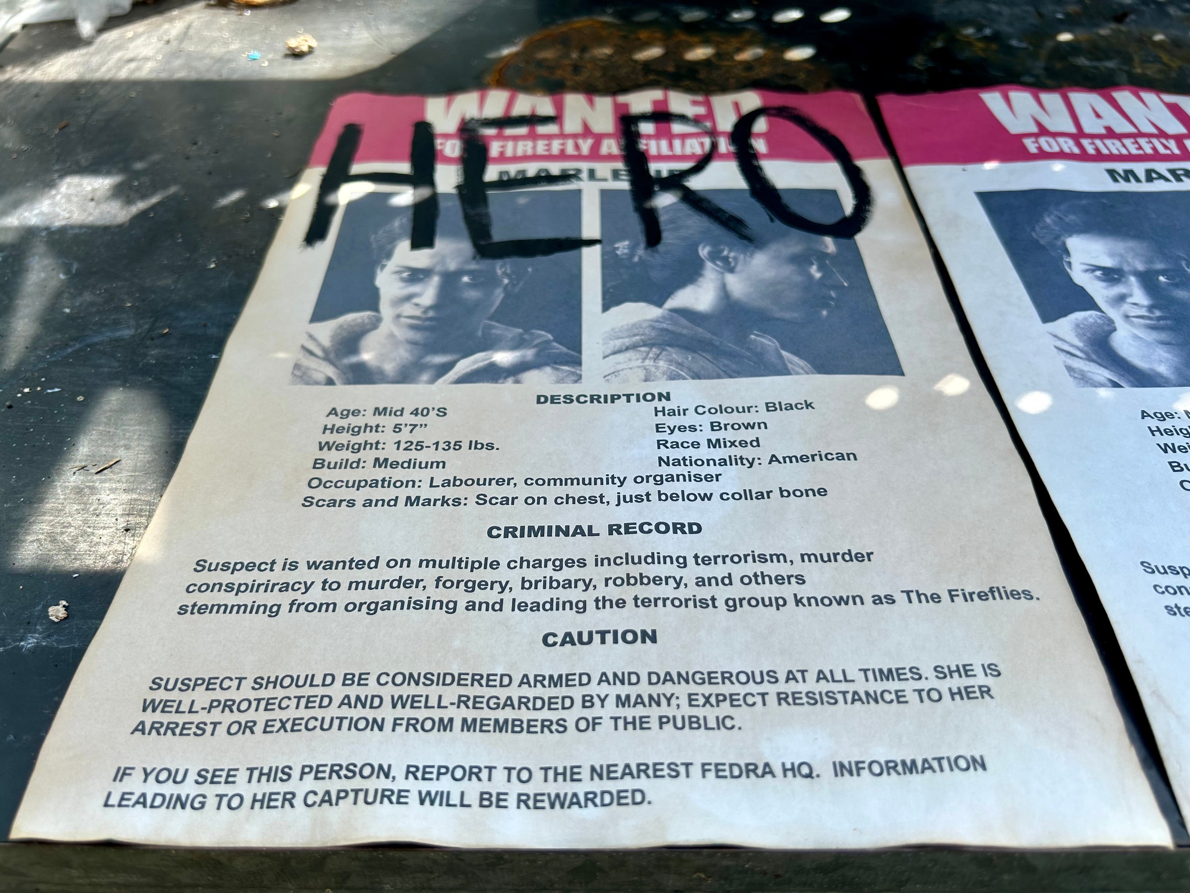The Resistance Leader - Wanted Poster