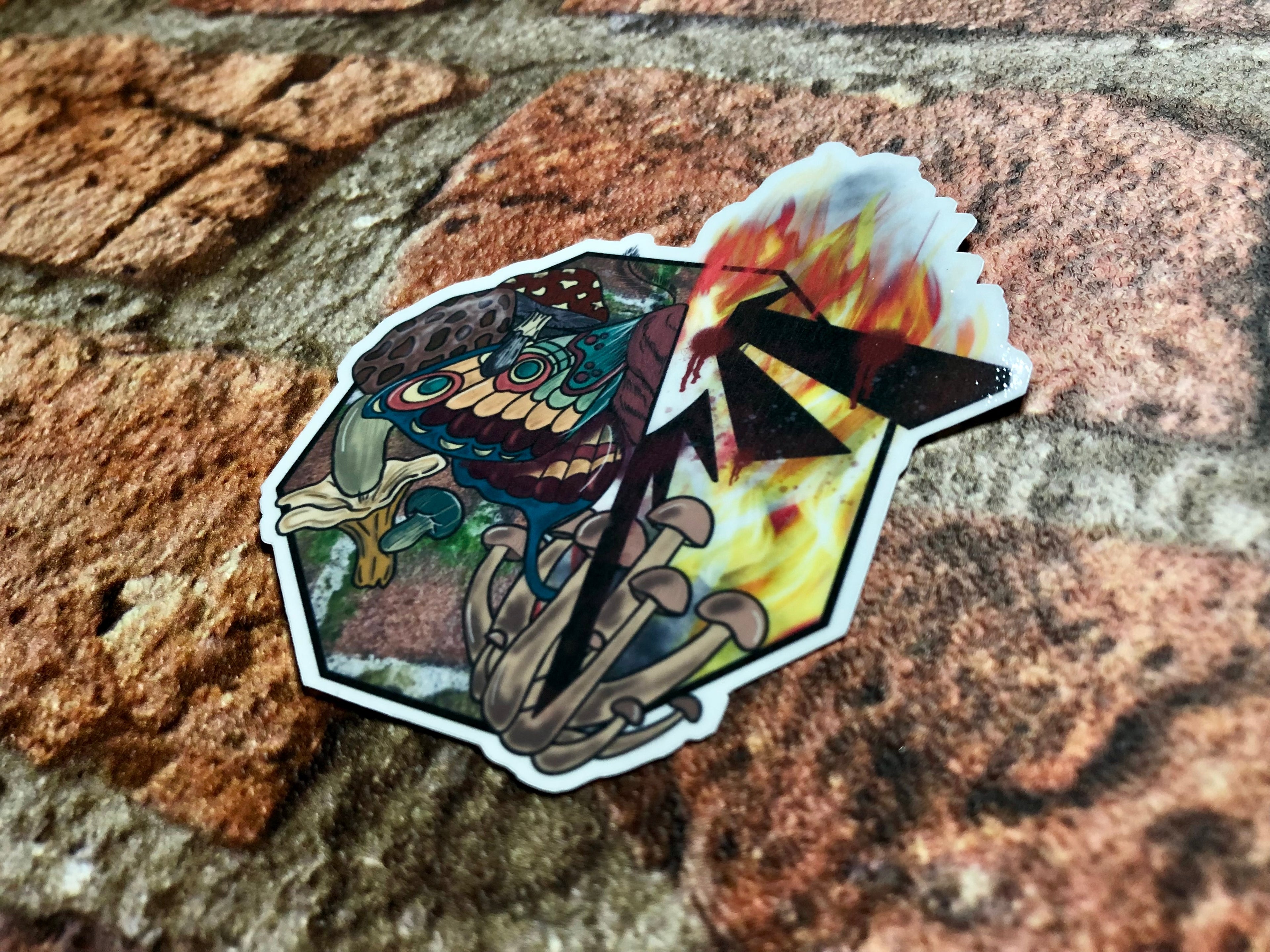 The Moth - Sticker