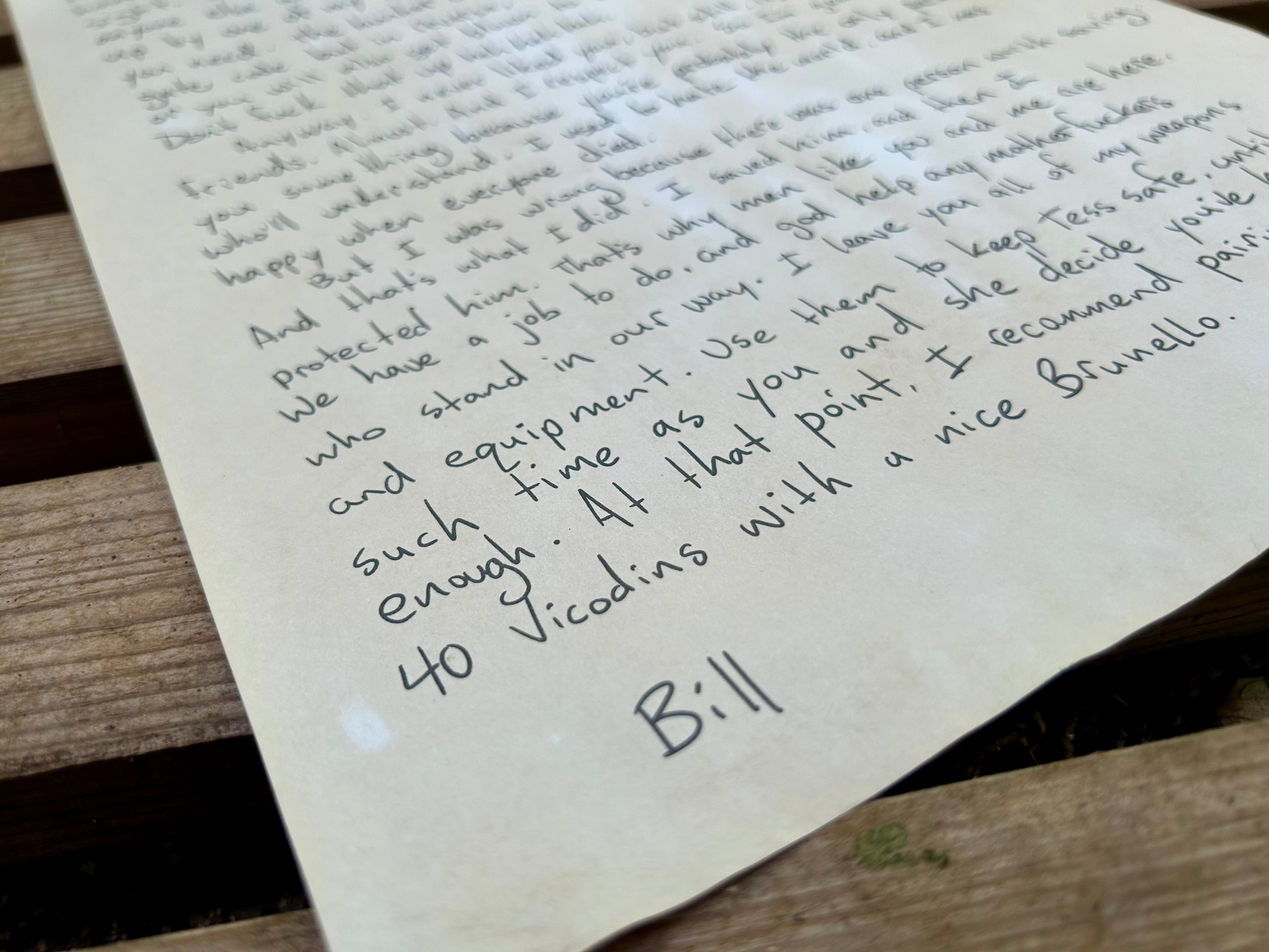 “Do Not Come In To The Bedroom” - Letter (TV Series)