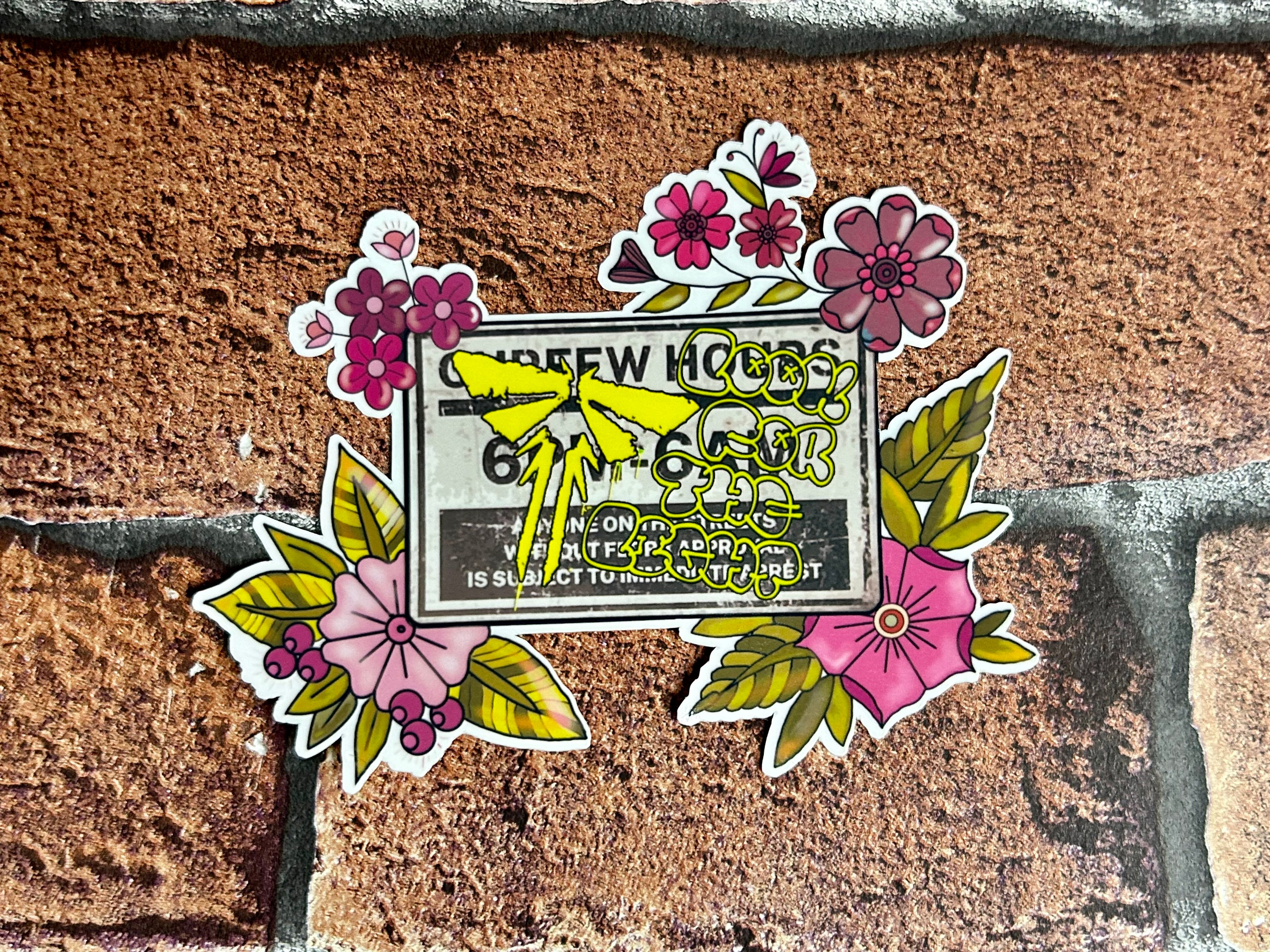 Yellow Graffiti - Sticker