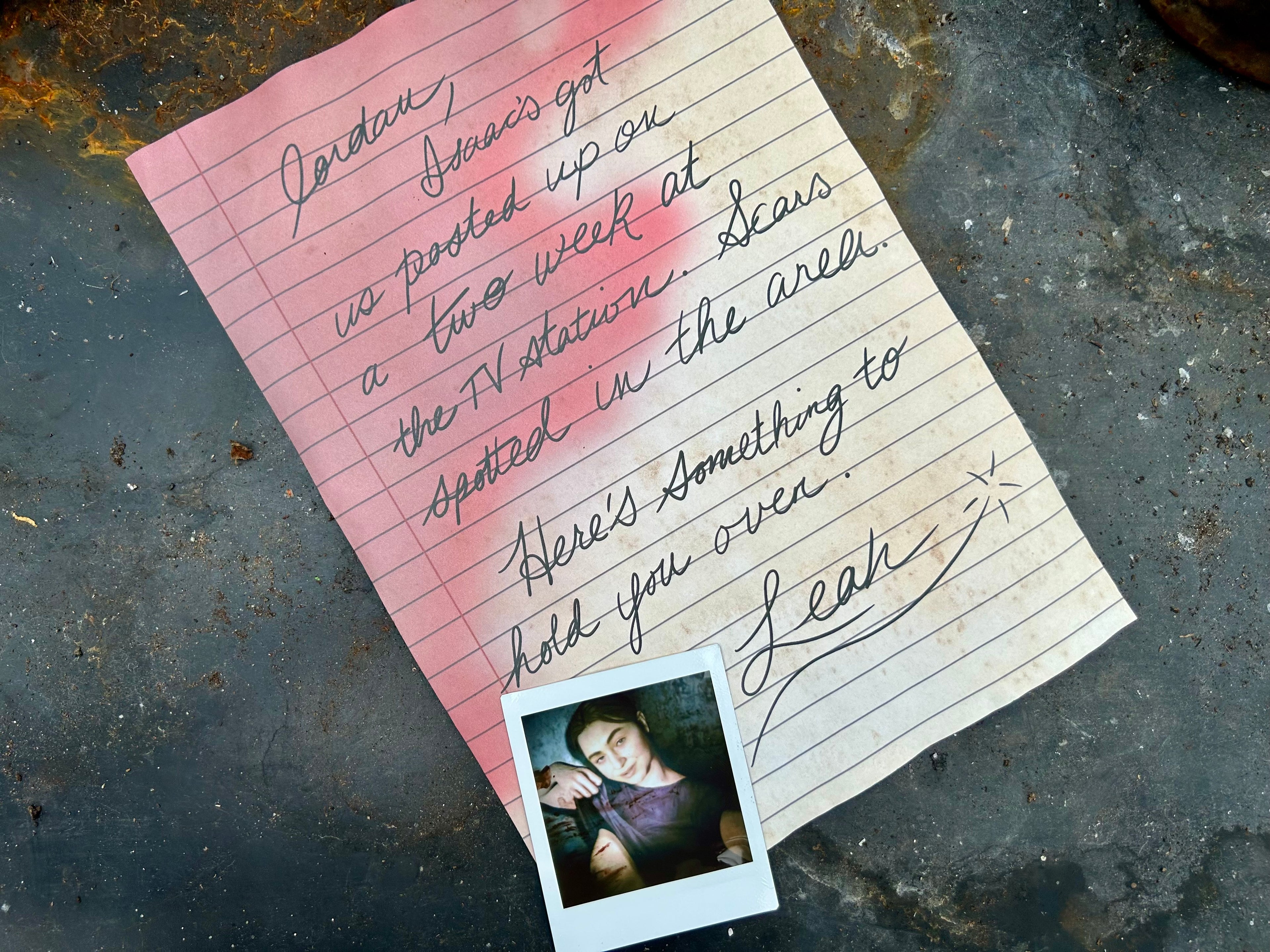 “Here’s Something To Hold You Over” - Letter