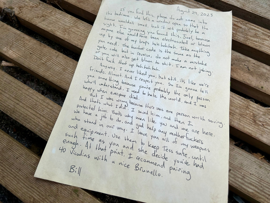 “Do Not Come In To The Bedroom” - Letter (TV Series)