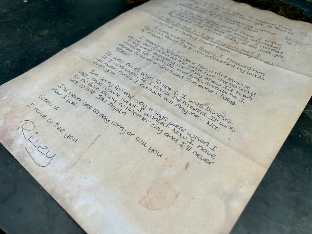 “Undelivered” - Letter