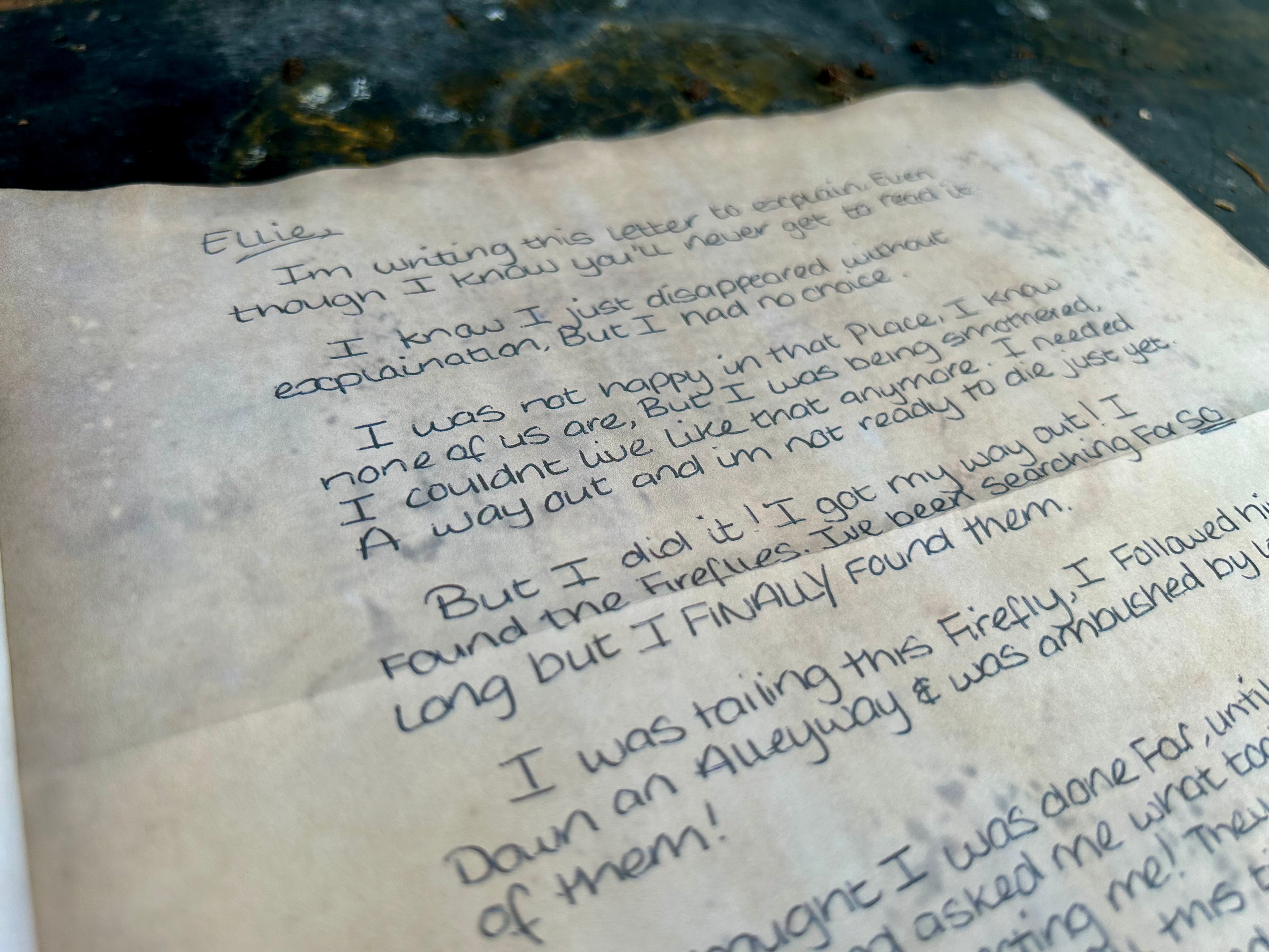 “Undelivered” - Letter