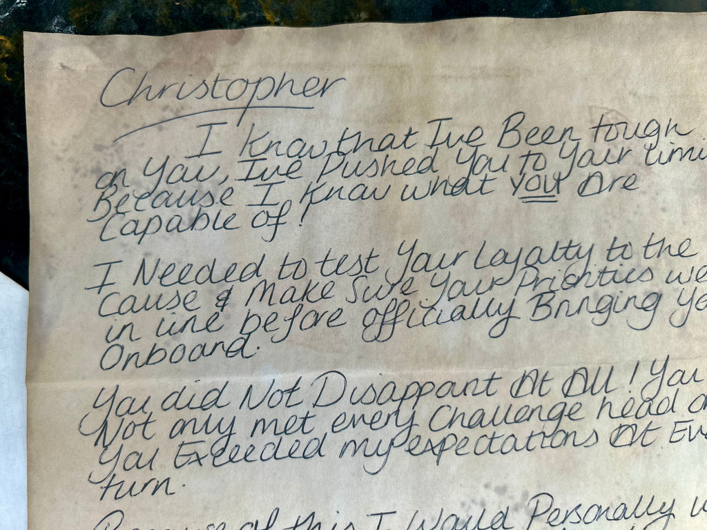 “Custom Resistance Recruitment” - Letter