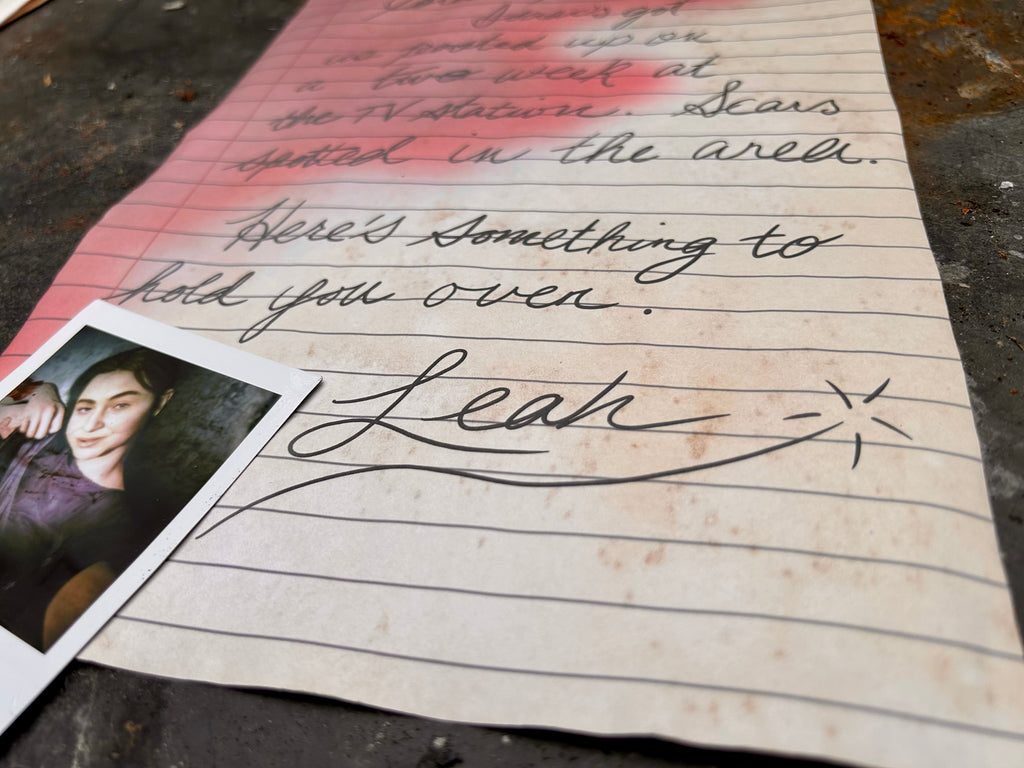 “Here’s Something To Hold You Over” - Letter