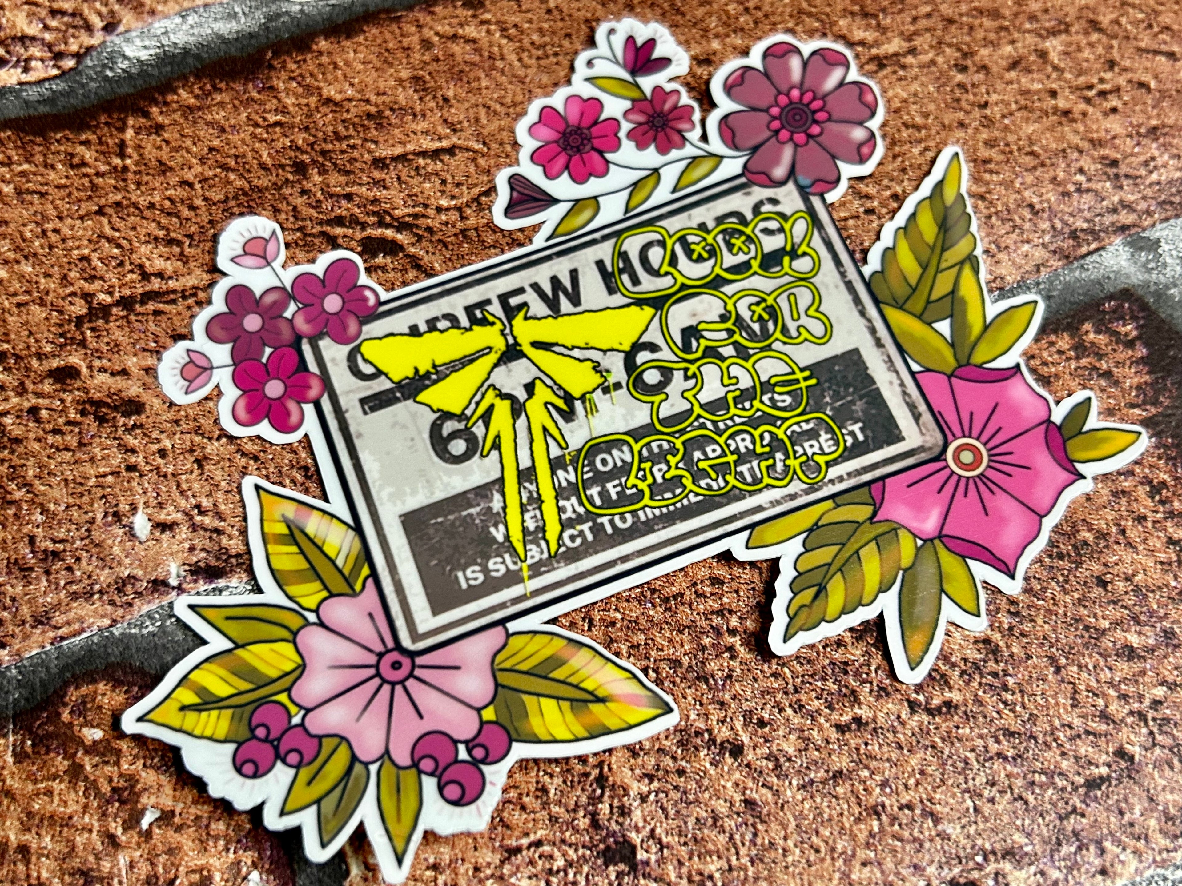 Yellow Graffiti - Sticker