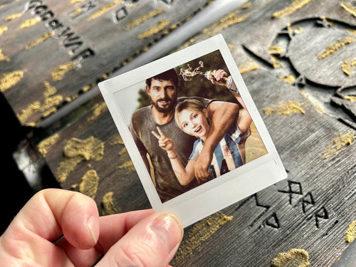 Father & Daughter - Polaroid