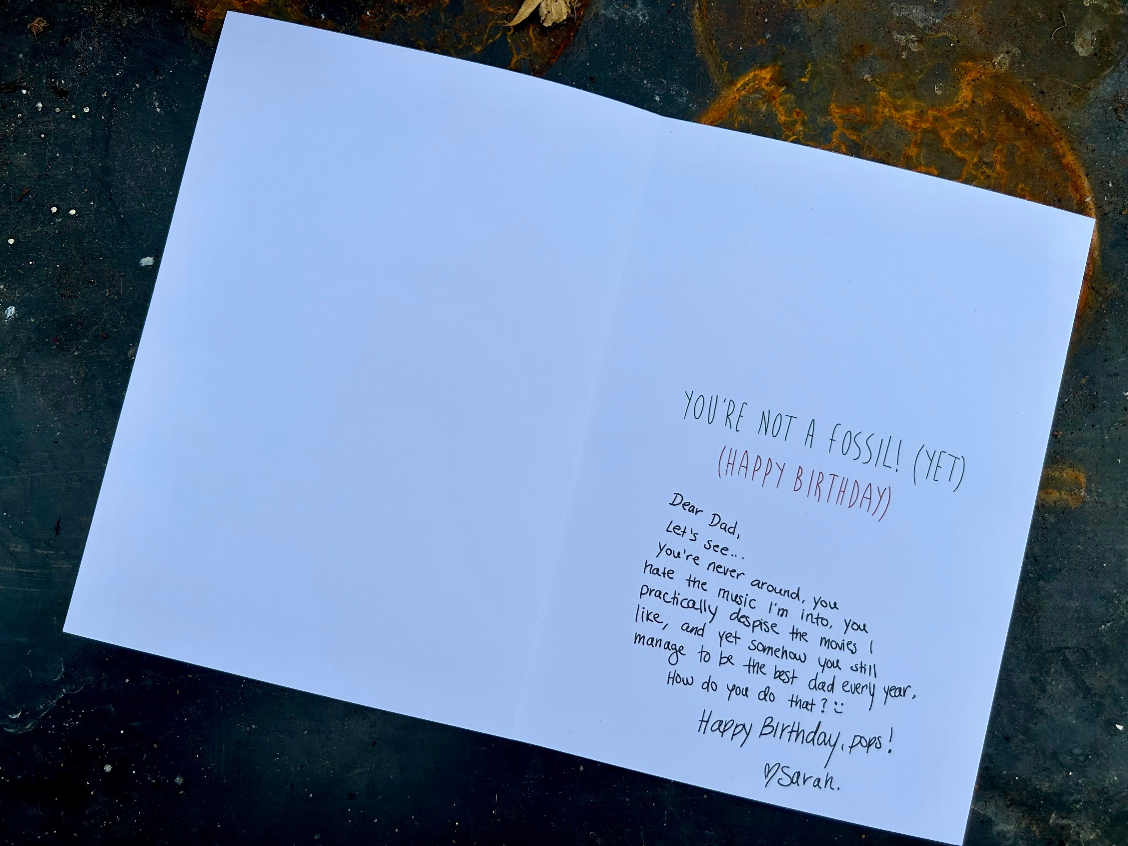 The Birthday Card