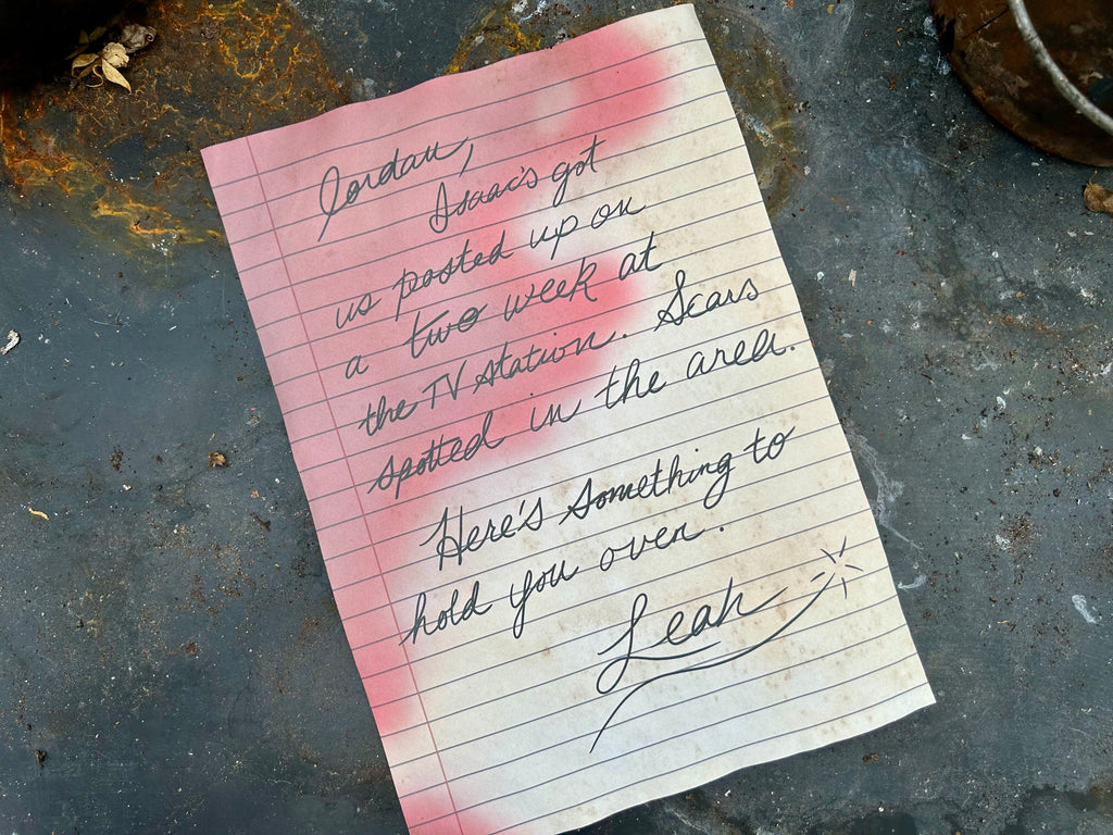 “Here’s Something To Hold You Over” - Letter