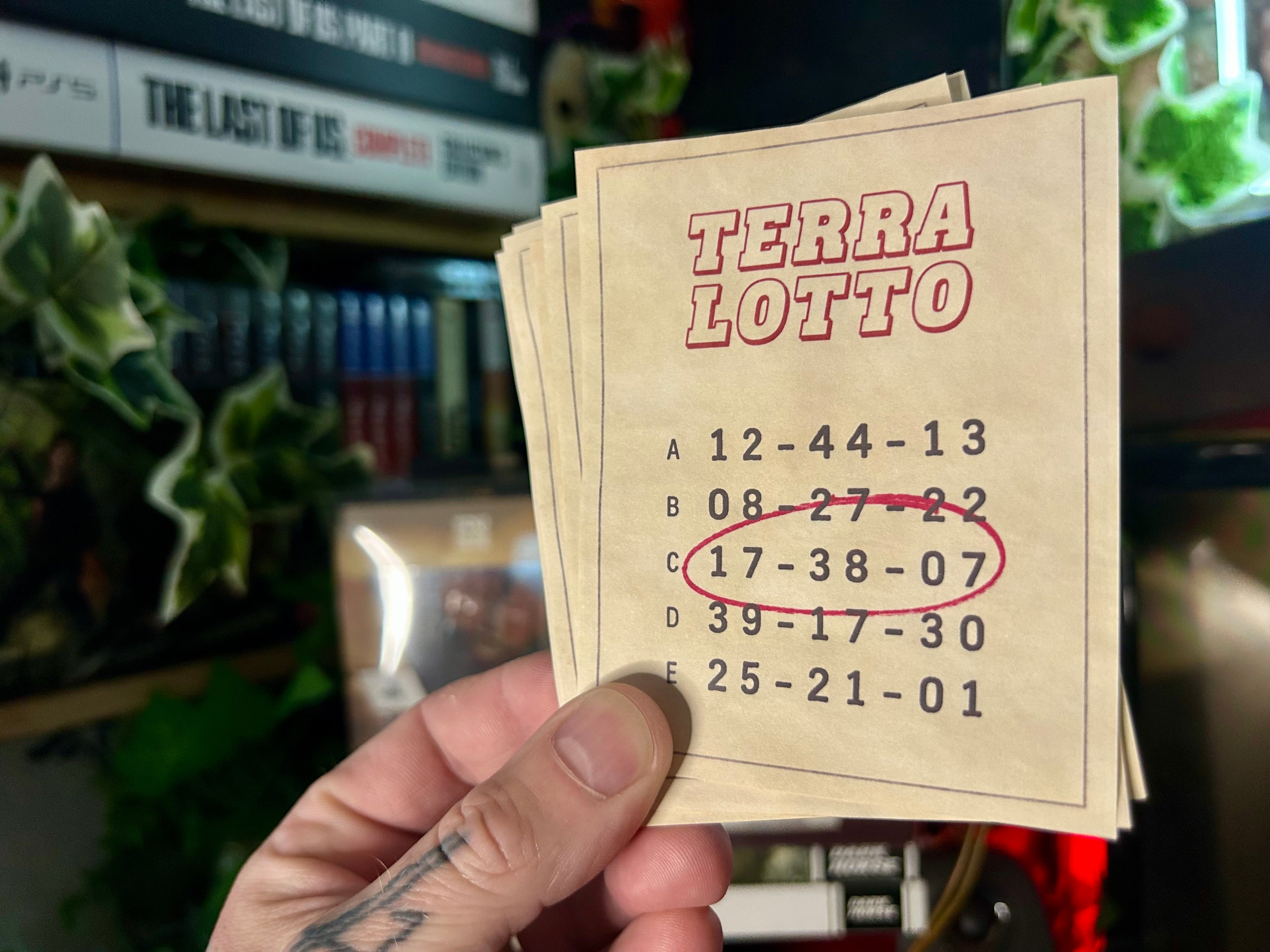 Lotto Ticket Prop