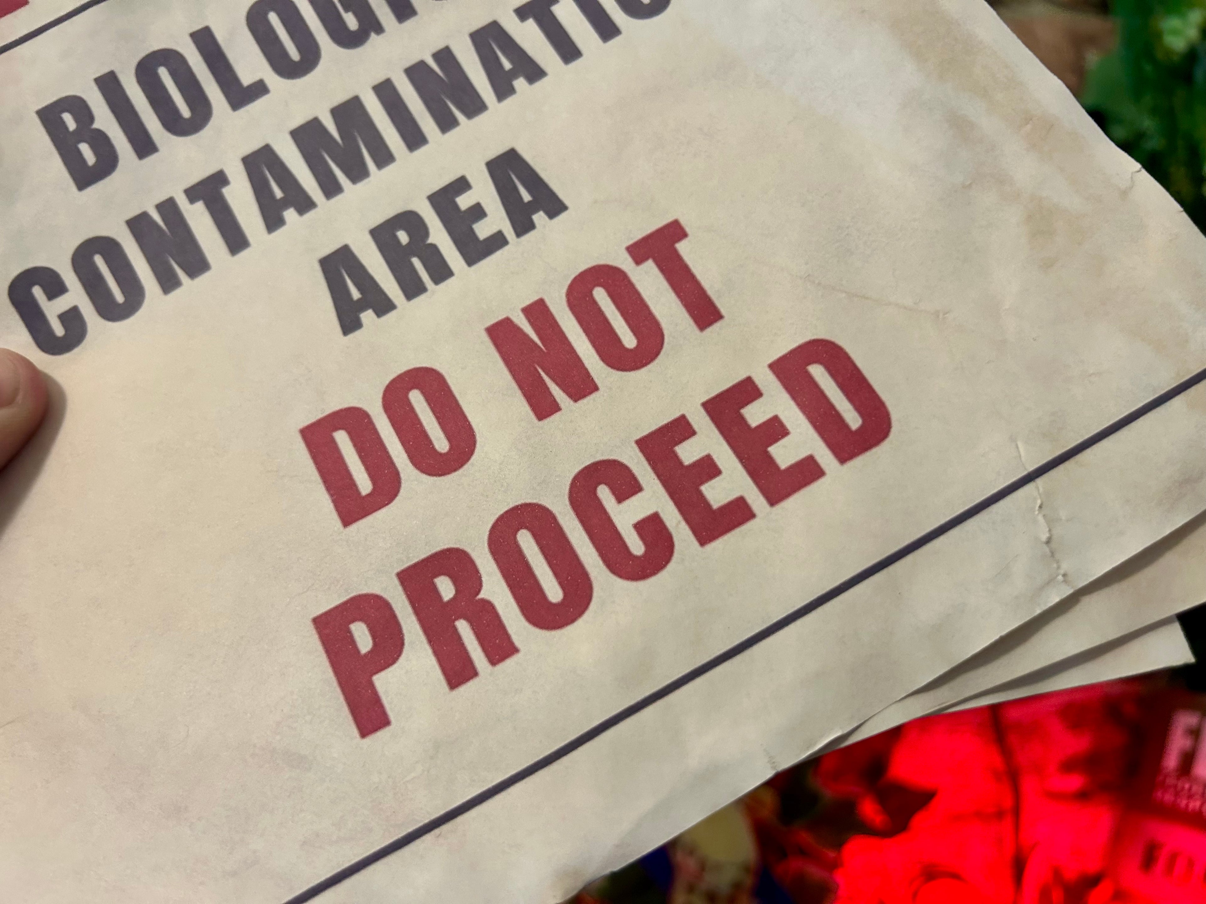 WARNING - Poster