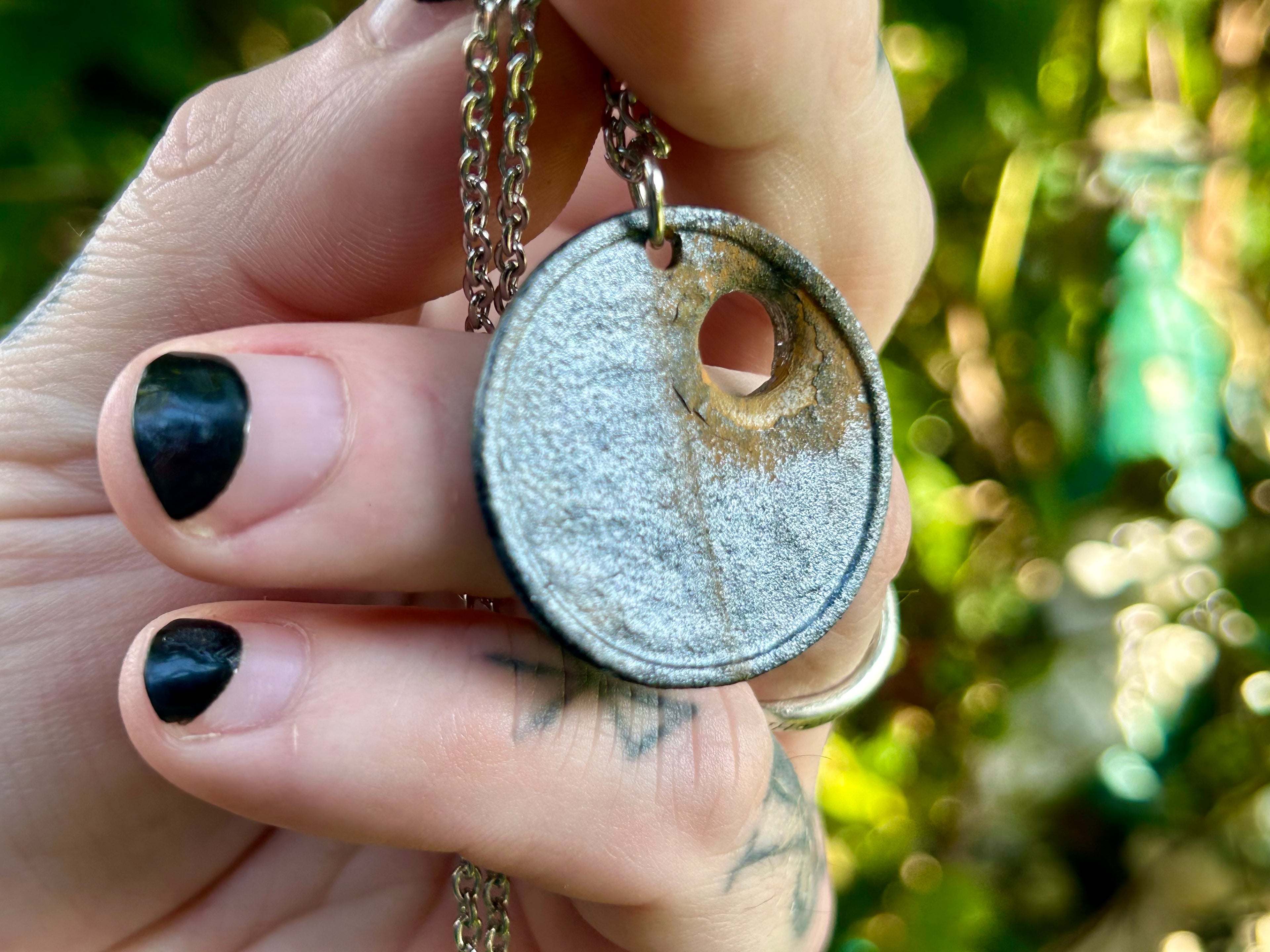 The Bullethole Pendant (Metal)