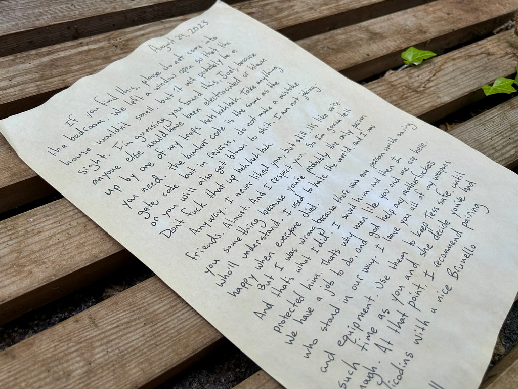 “Do Not Come In To The Bedroom” - Letter (TV Series)