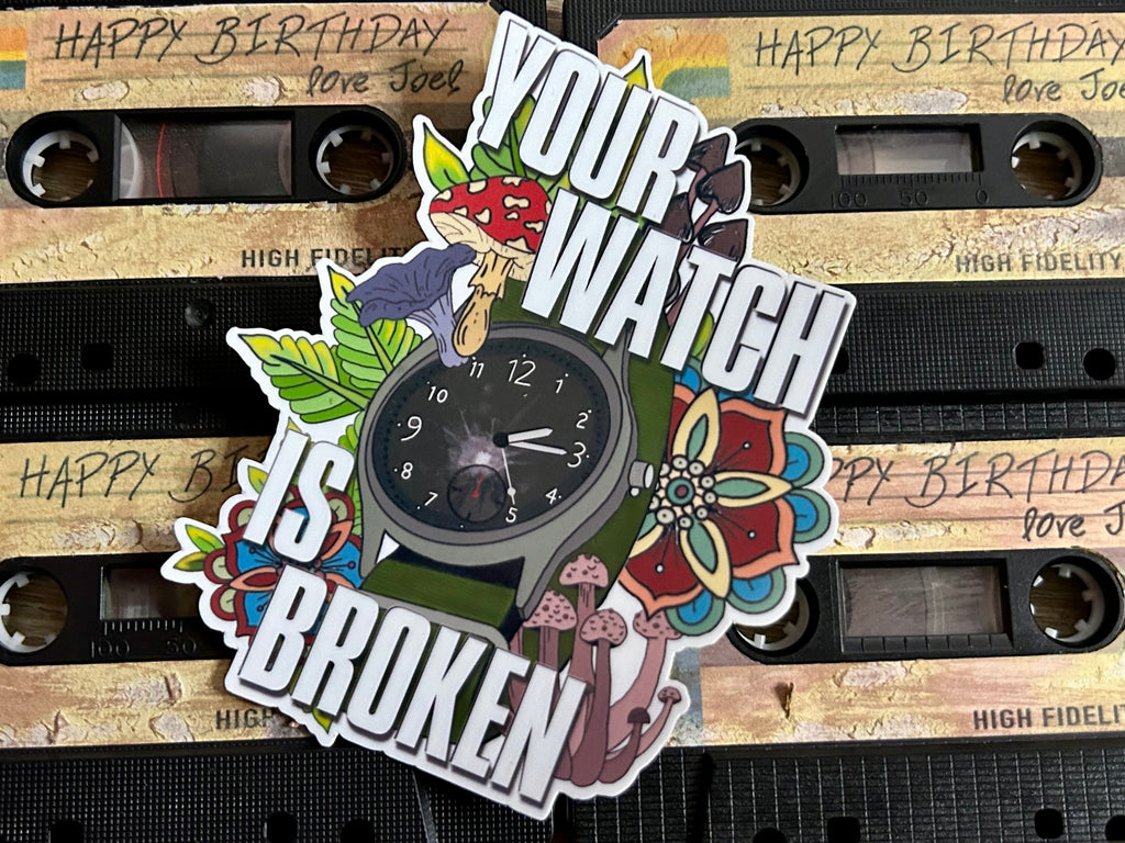 The Broken Watch - Sticker