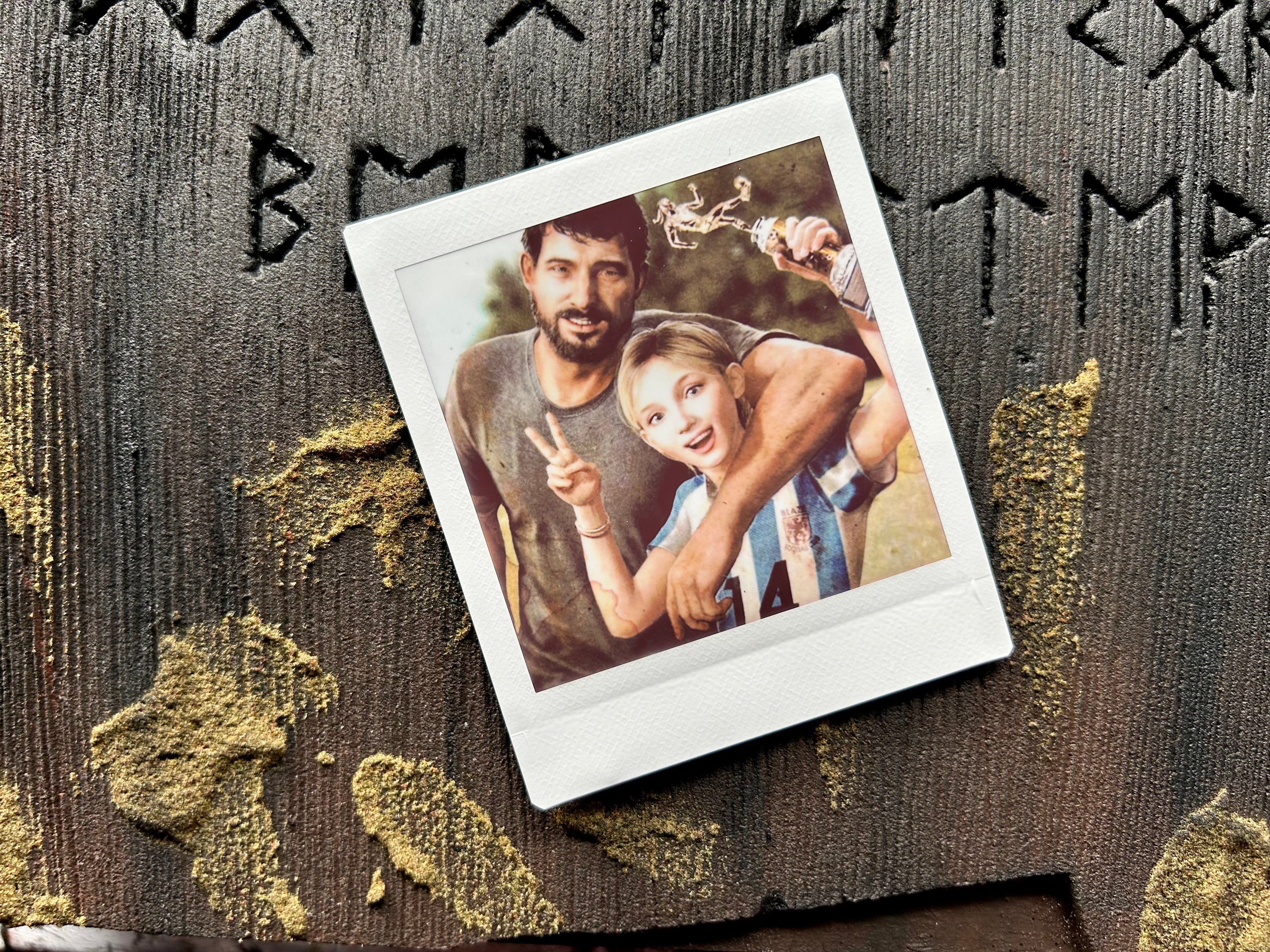 Father & Daughter - Polaroid