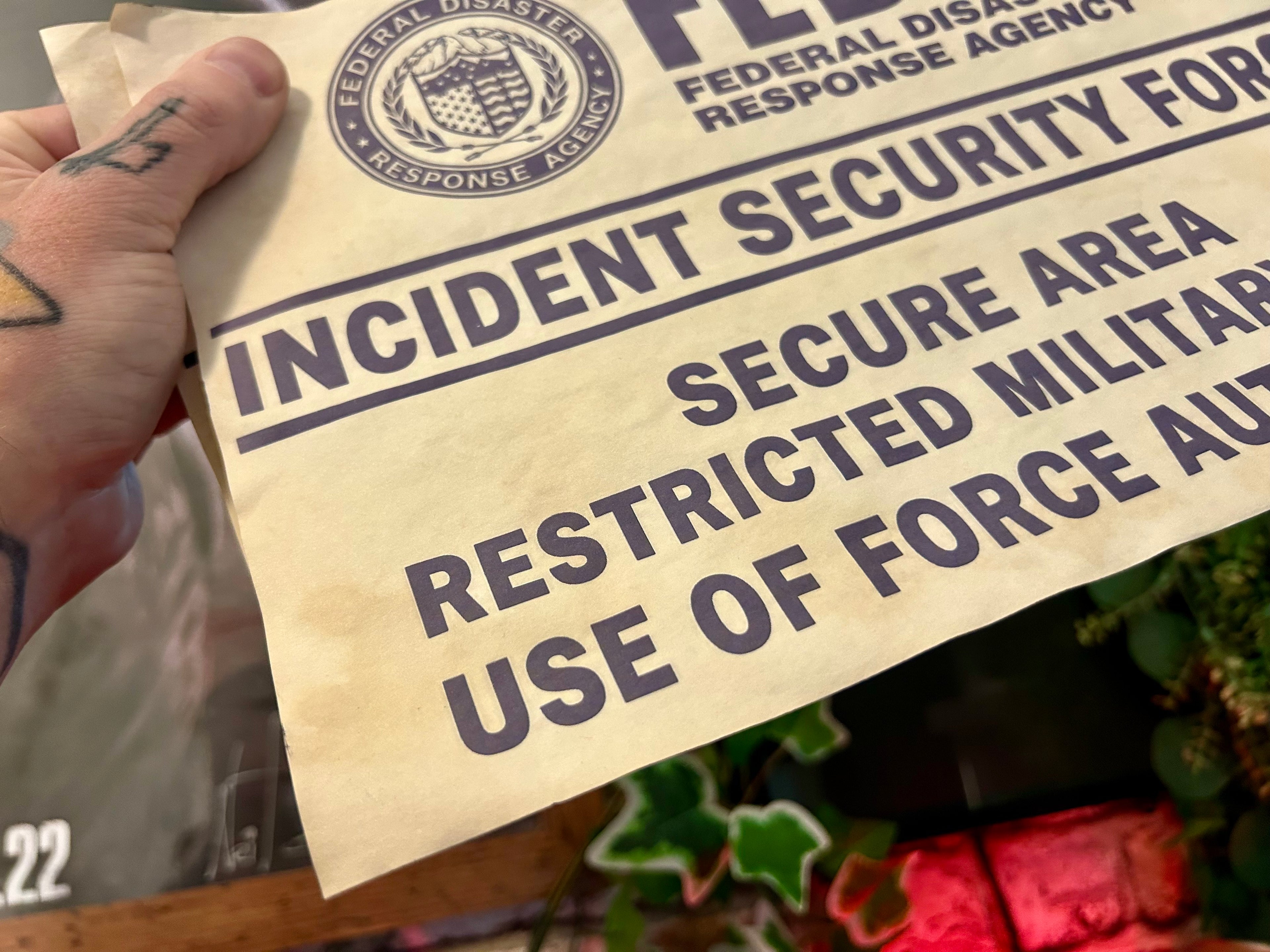 Secure Area - Poster