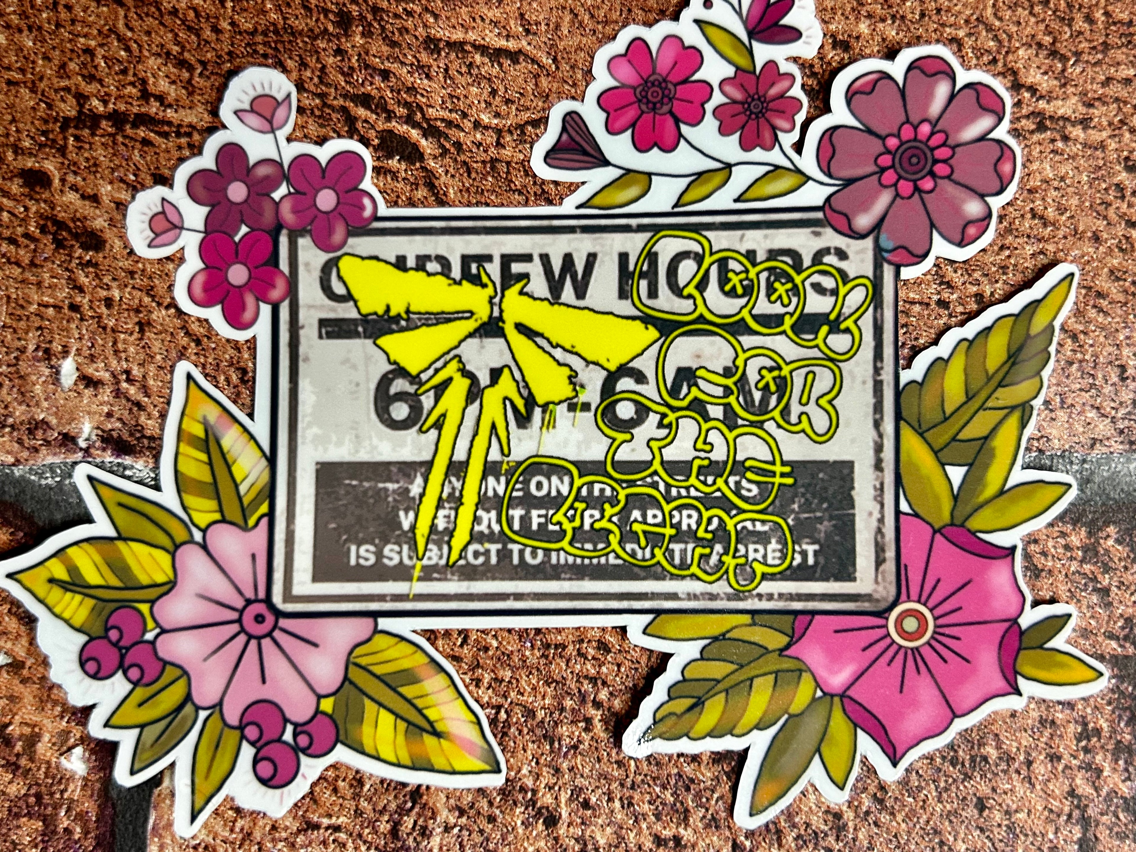 Yellow Graffiti - Sticker