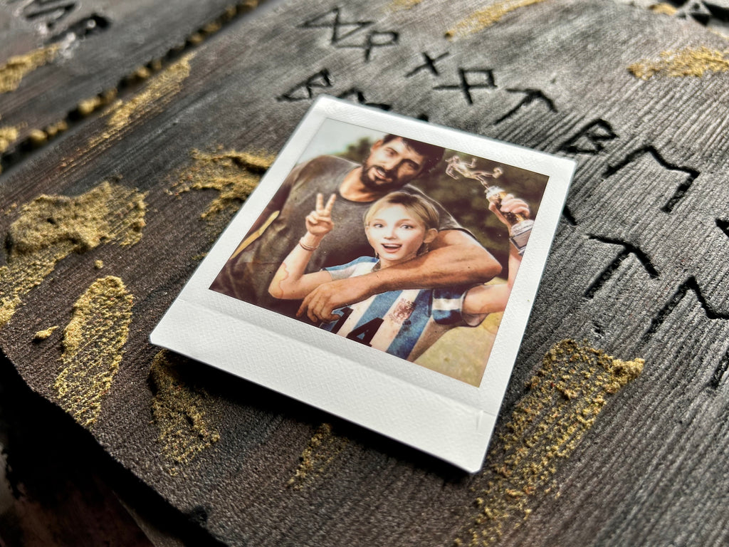 Father & Daughter - Polaroid