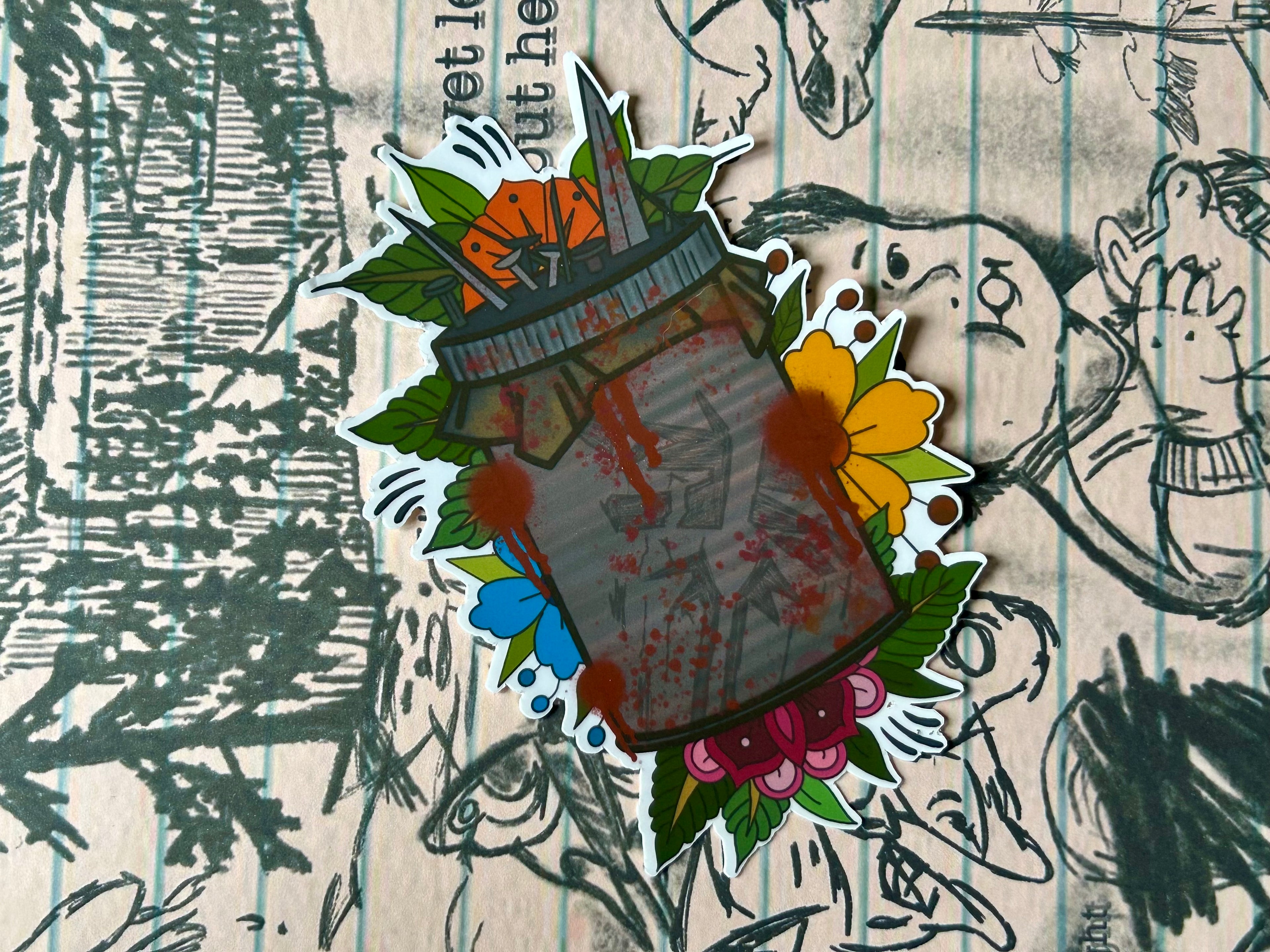 Nail Bomb - Sticker