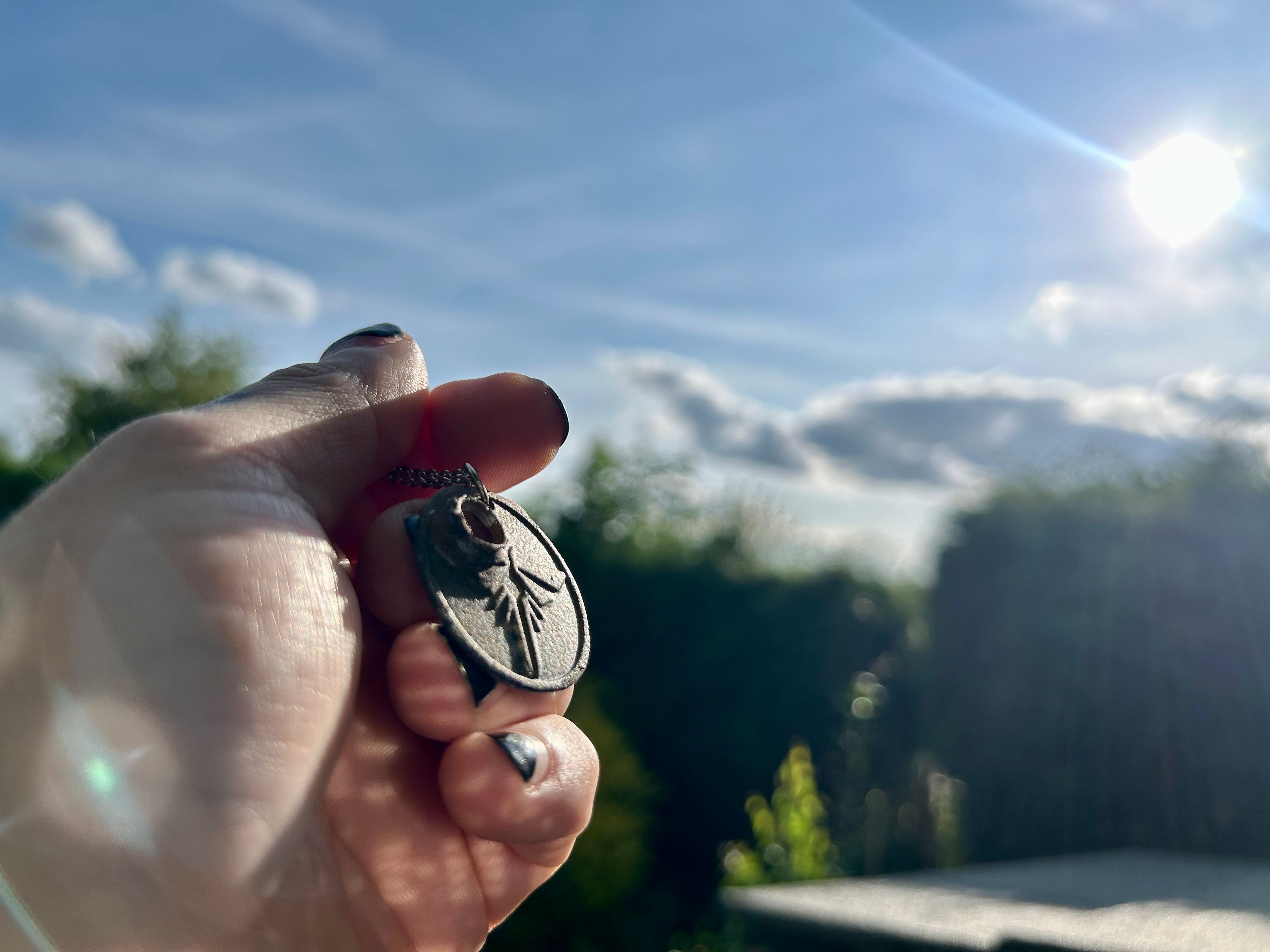 The Bullethole Pendant (Metal)