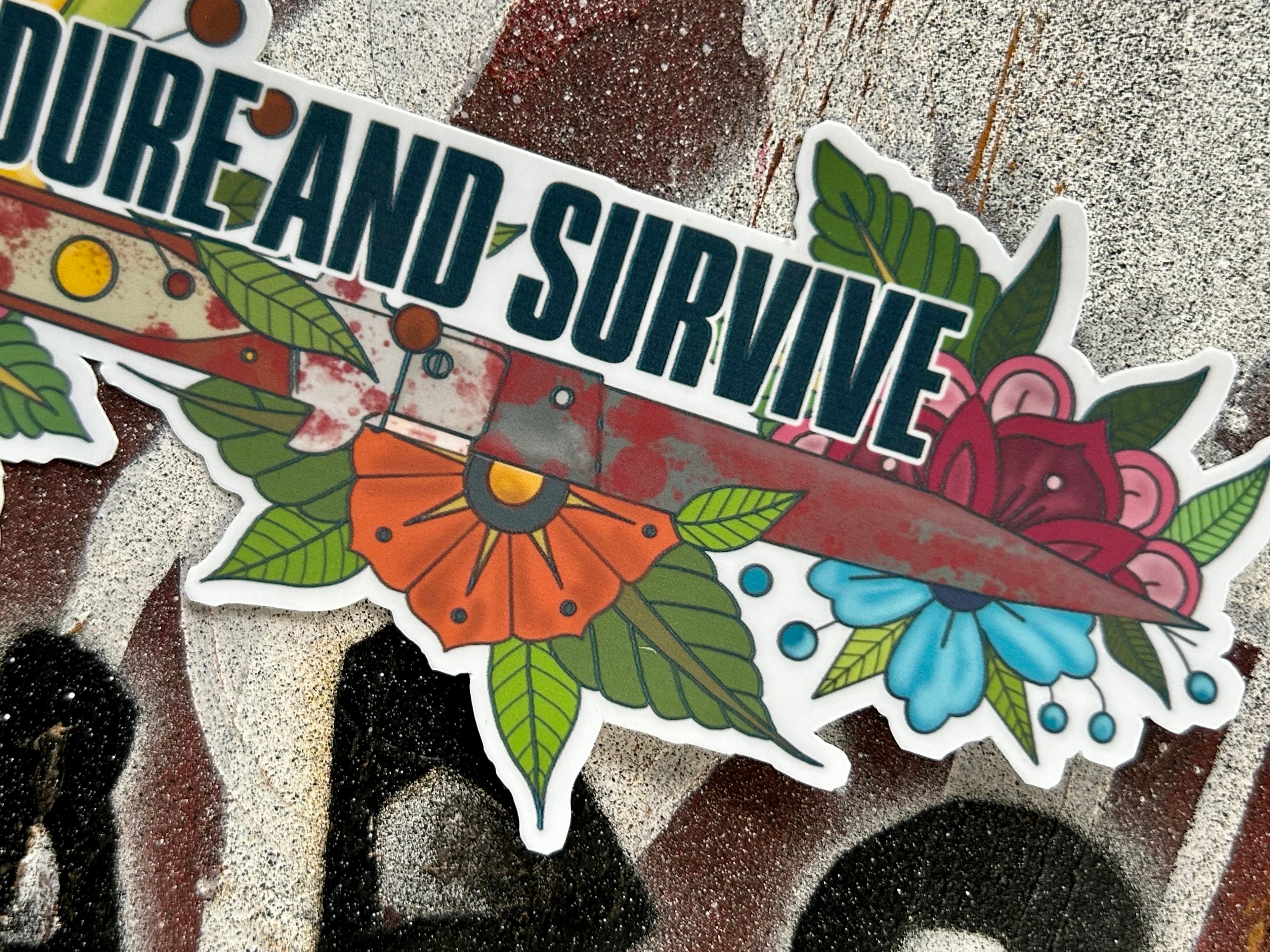 Survive Switch Blade - Sticker