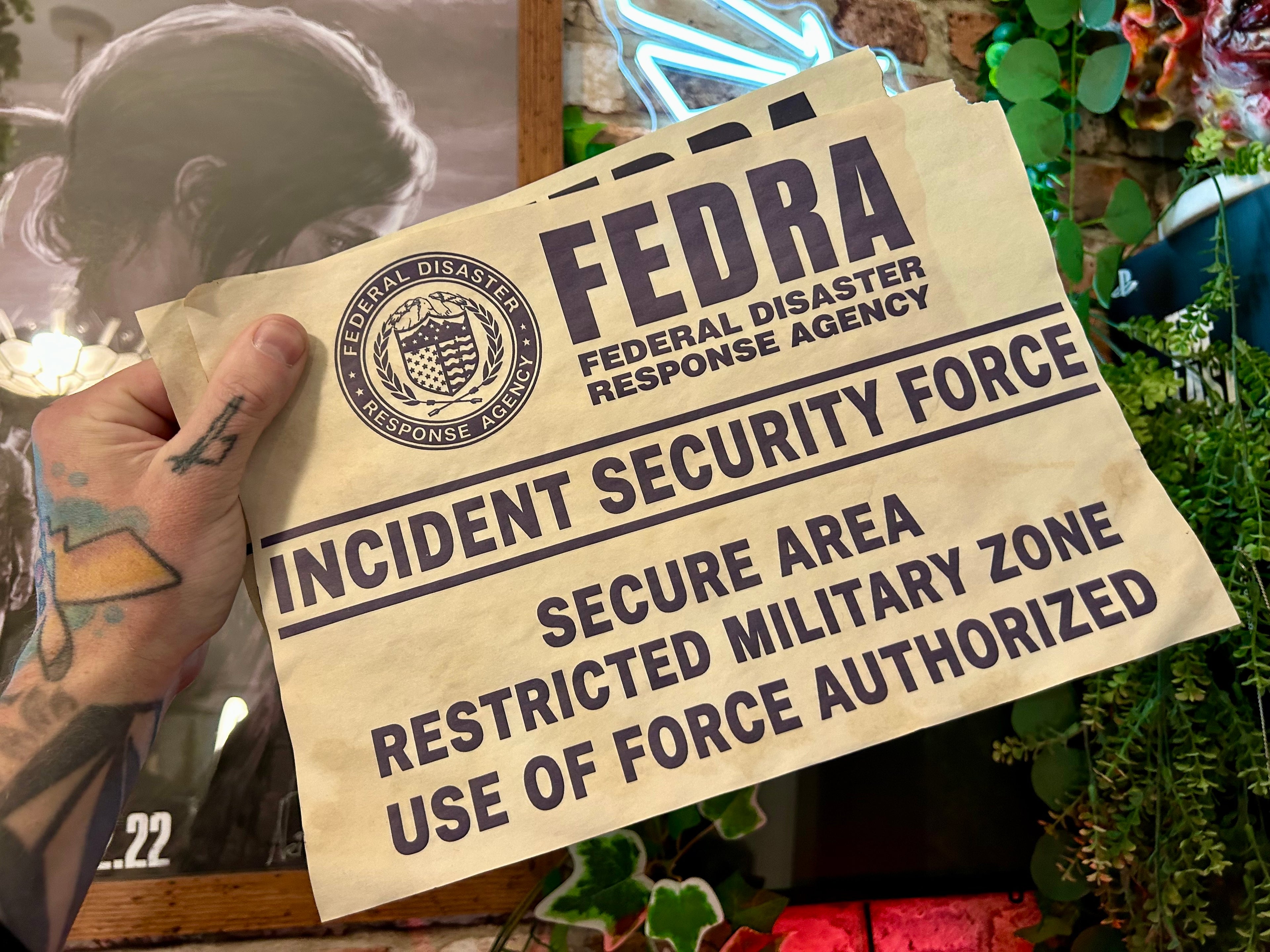 Secure Area - Poster