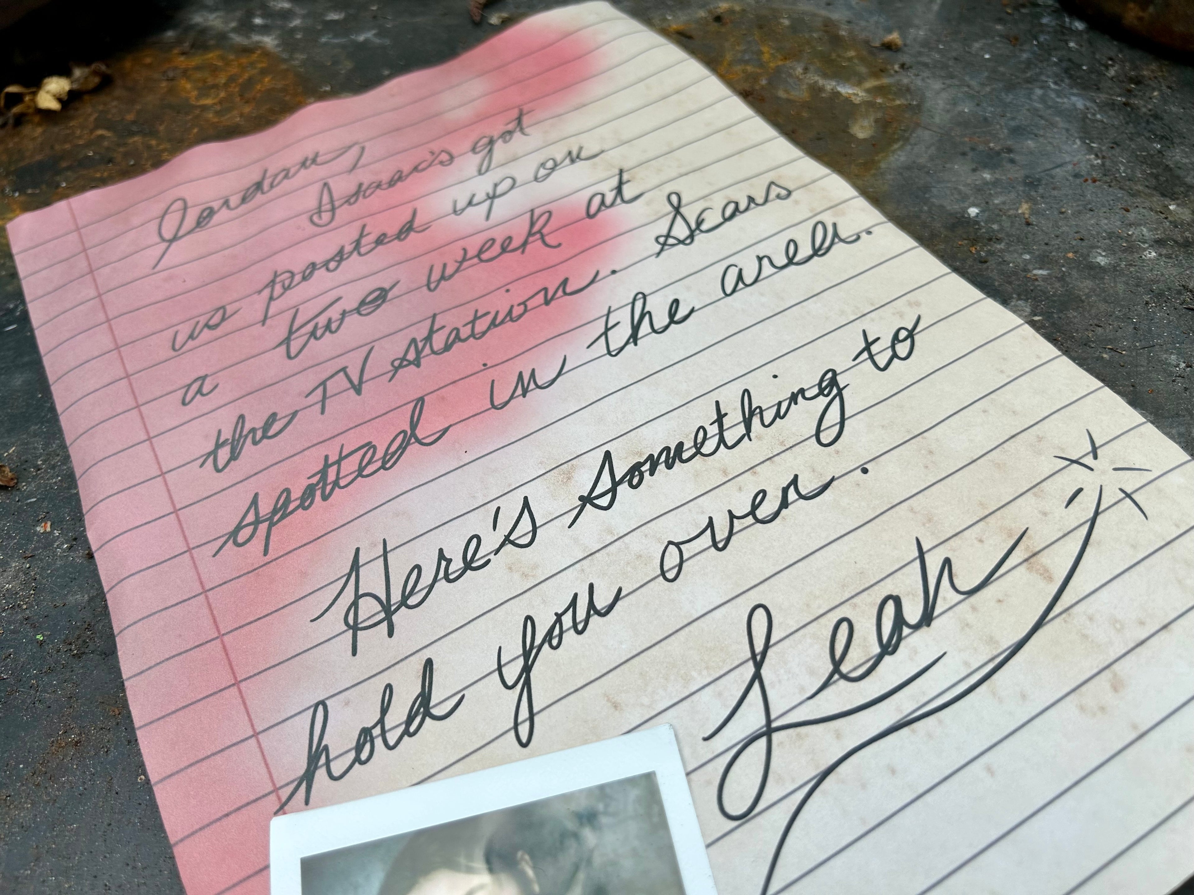 “Here’s Something To Hold You Over” - Letter