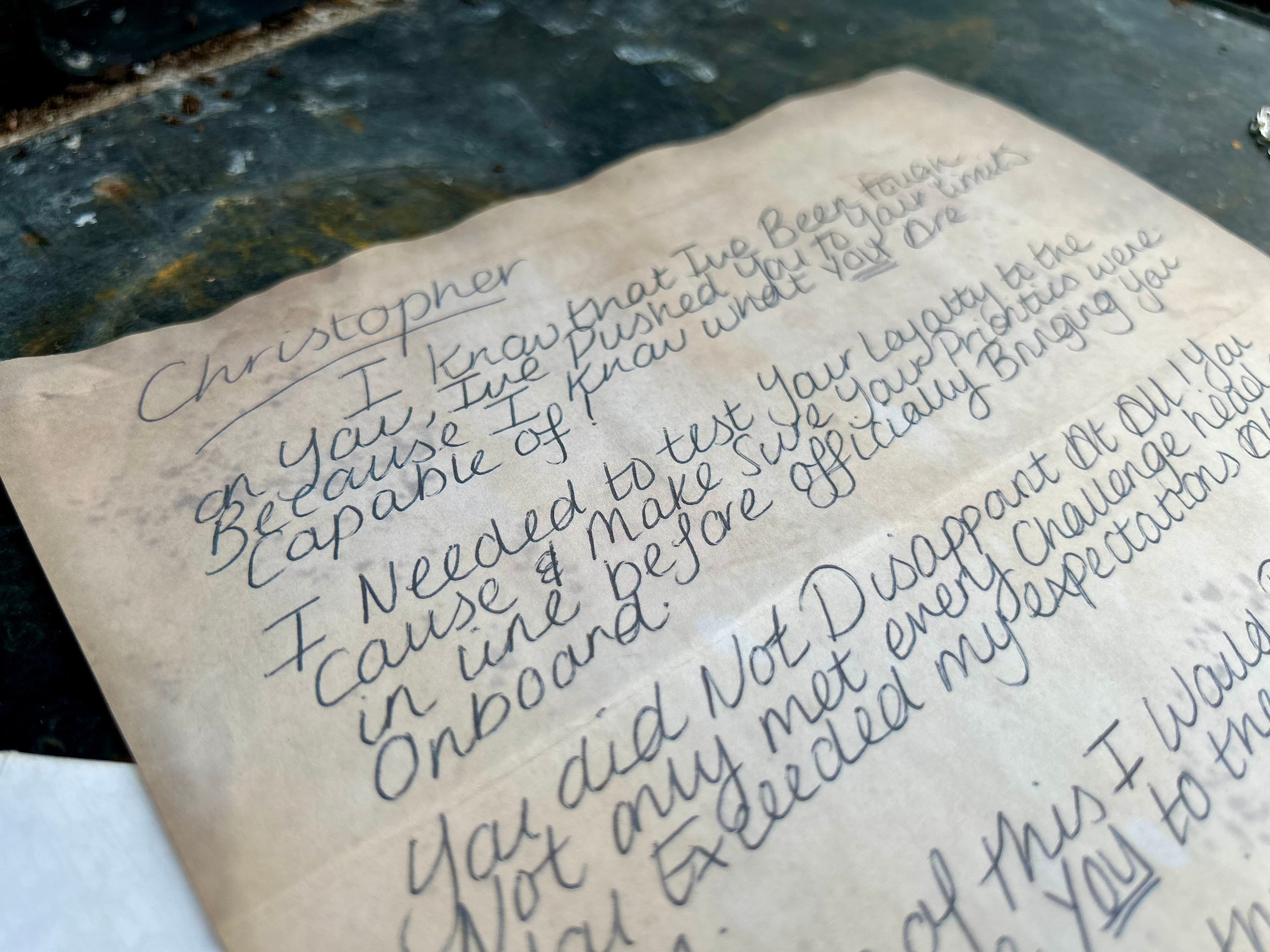 “Custom Resistance Recruitment” - Letter