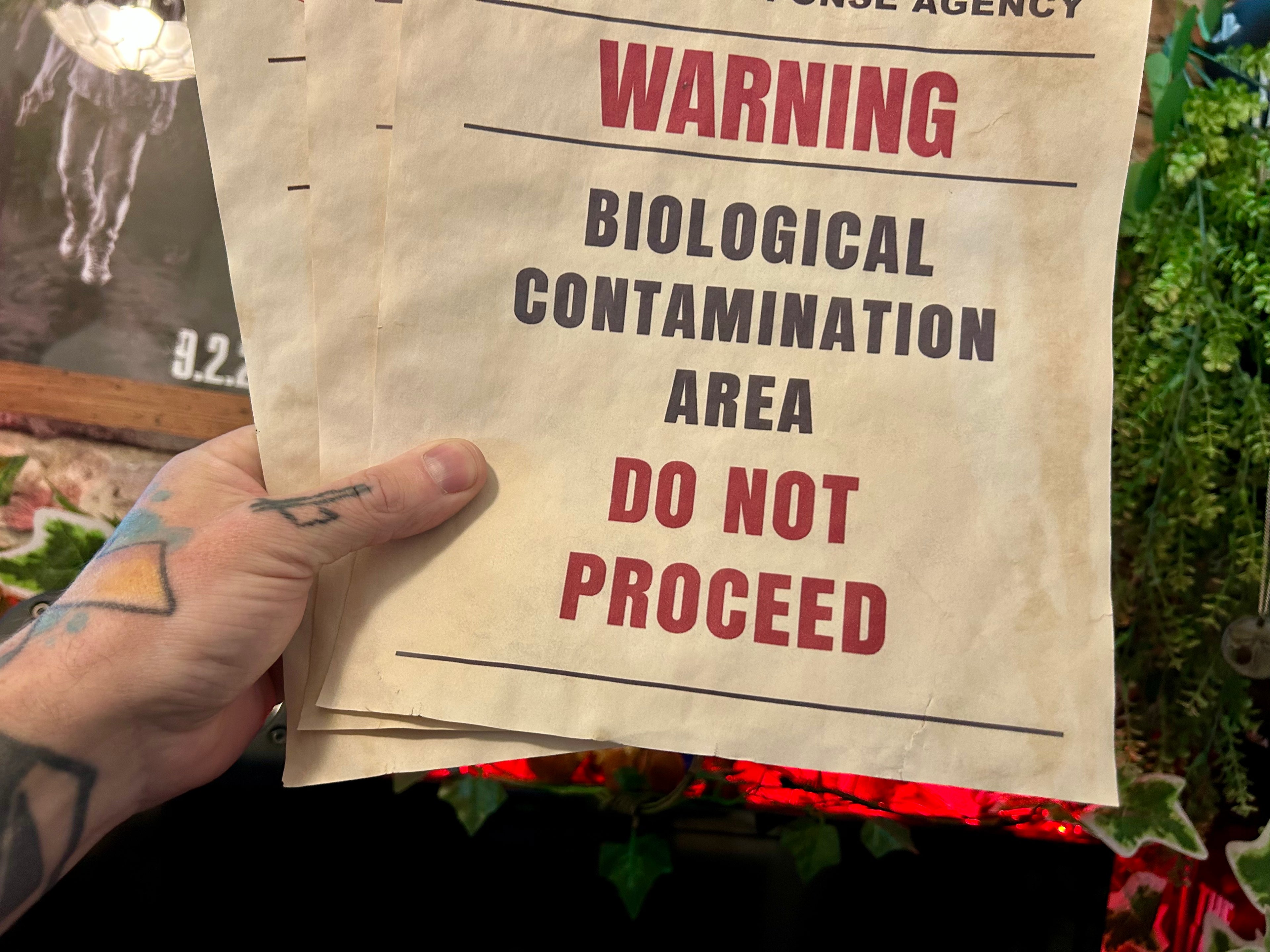 WARNING - Poster